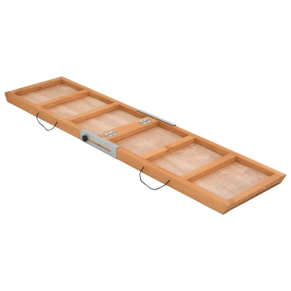 Dog Ramp Foldable Portable 120cm Access Bed Couch Car Grey Wood