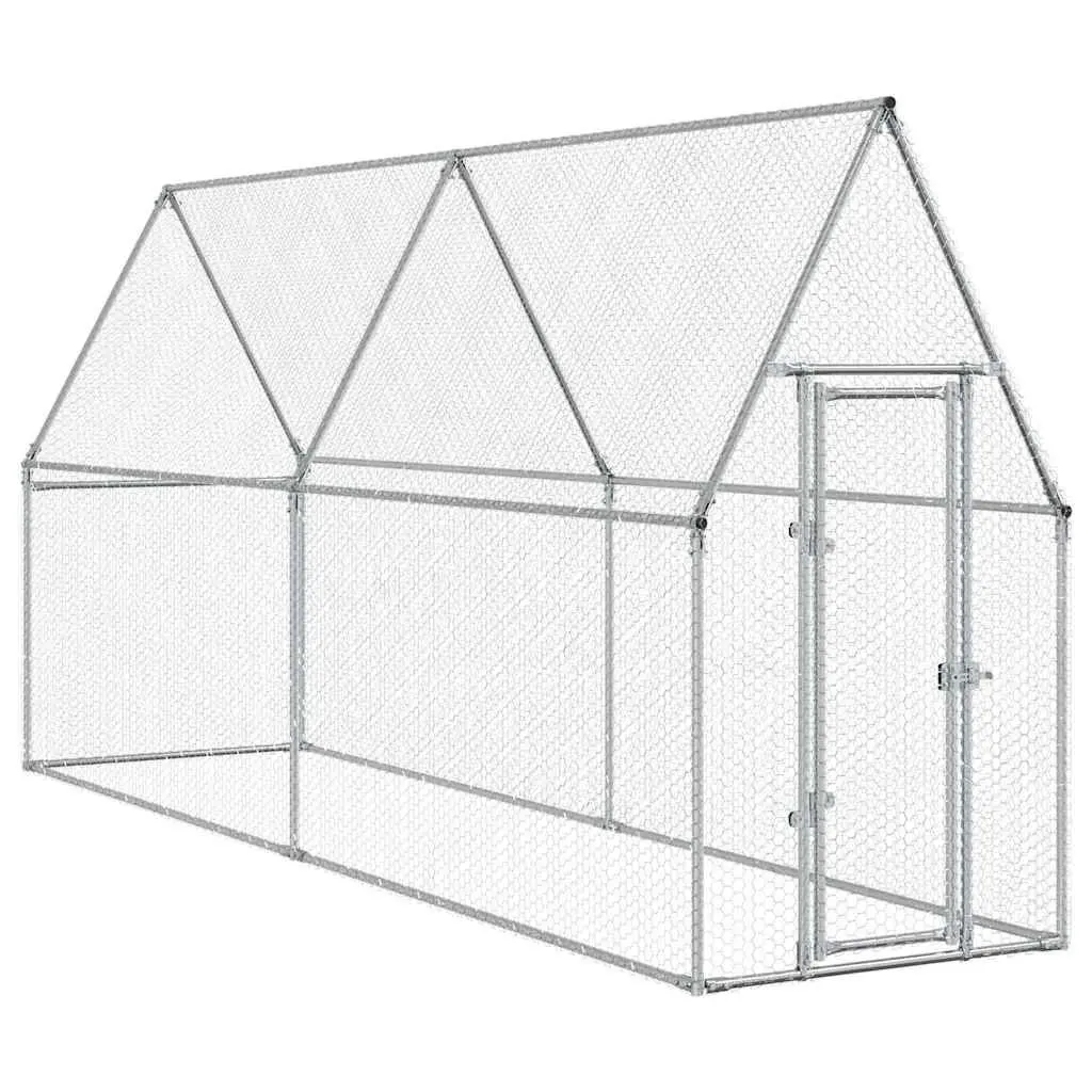 Chicken Cage Outdoor Enclosure Small Animal Habitat Galvanised Steel