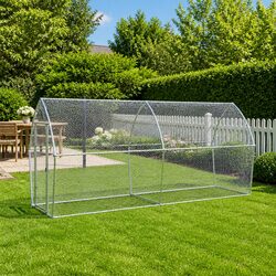 Your Ideal Chicken Cage: 400x105x182 cm Galvanised Steel