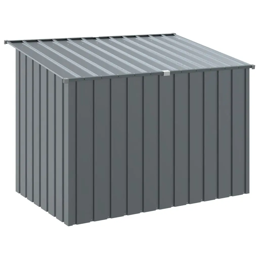 Dog Kennel Galvanised Steel Construction Anthracite Outdoor Shelter 153 x 91 x 110 cm