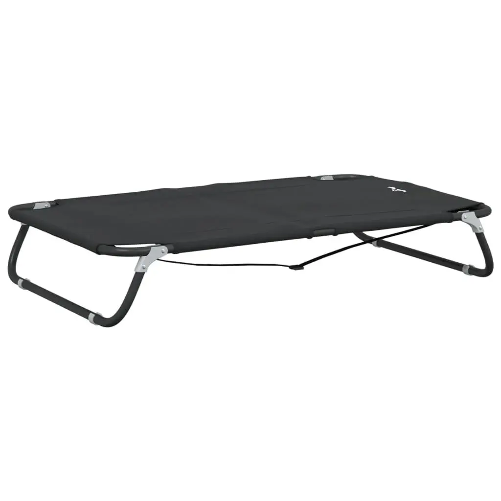 Dog Bed Foldable Elevated Cot Oxford Fabric Anthracite
