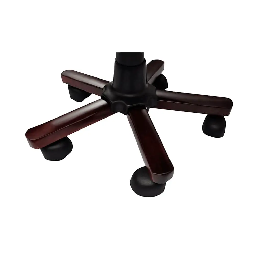 Swivel Office Chair Brown Adjustable Height