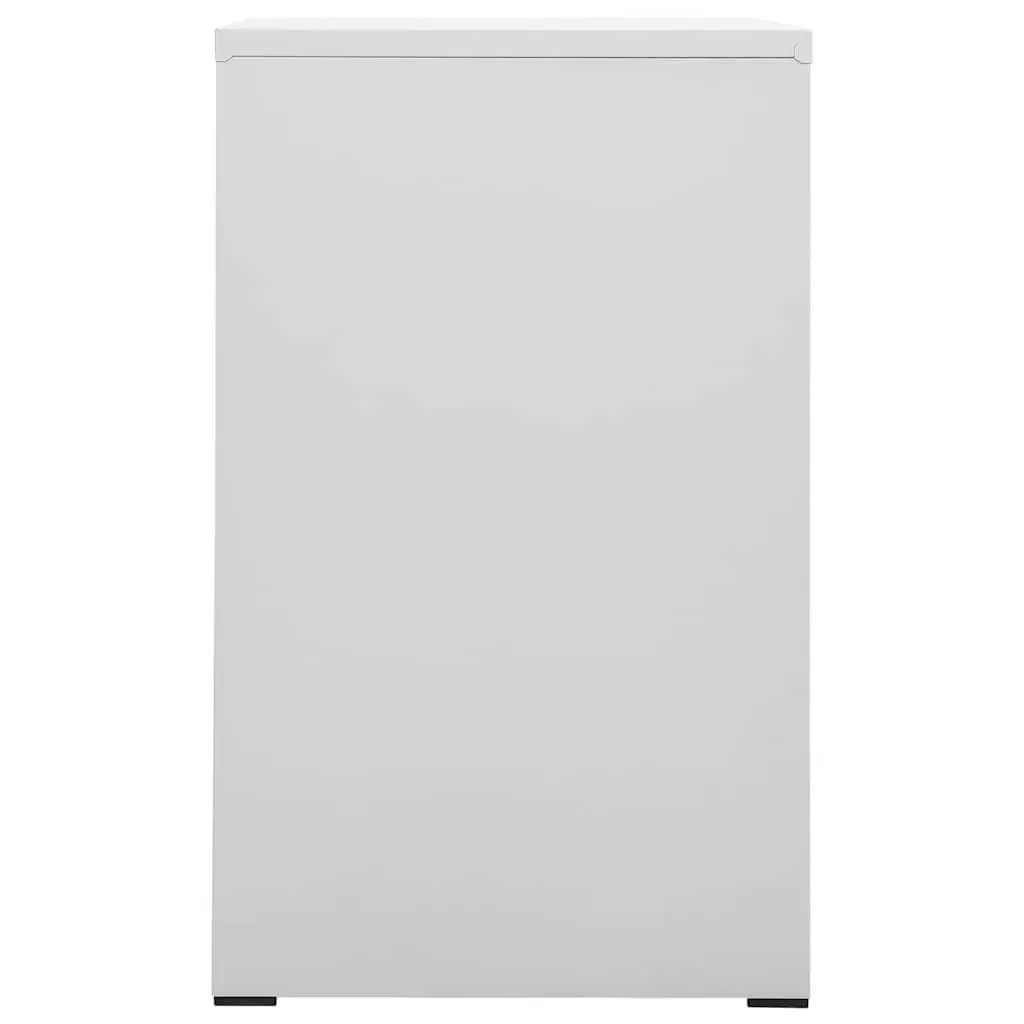 Filing Cabinet Steel 3 Drawer Organiser Grey