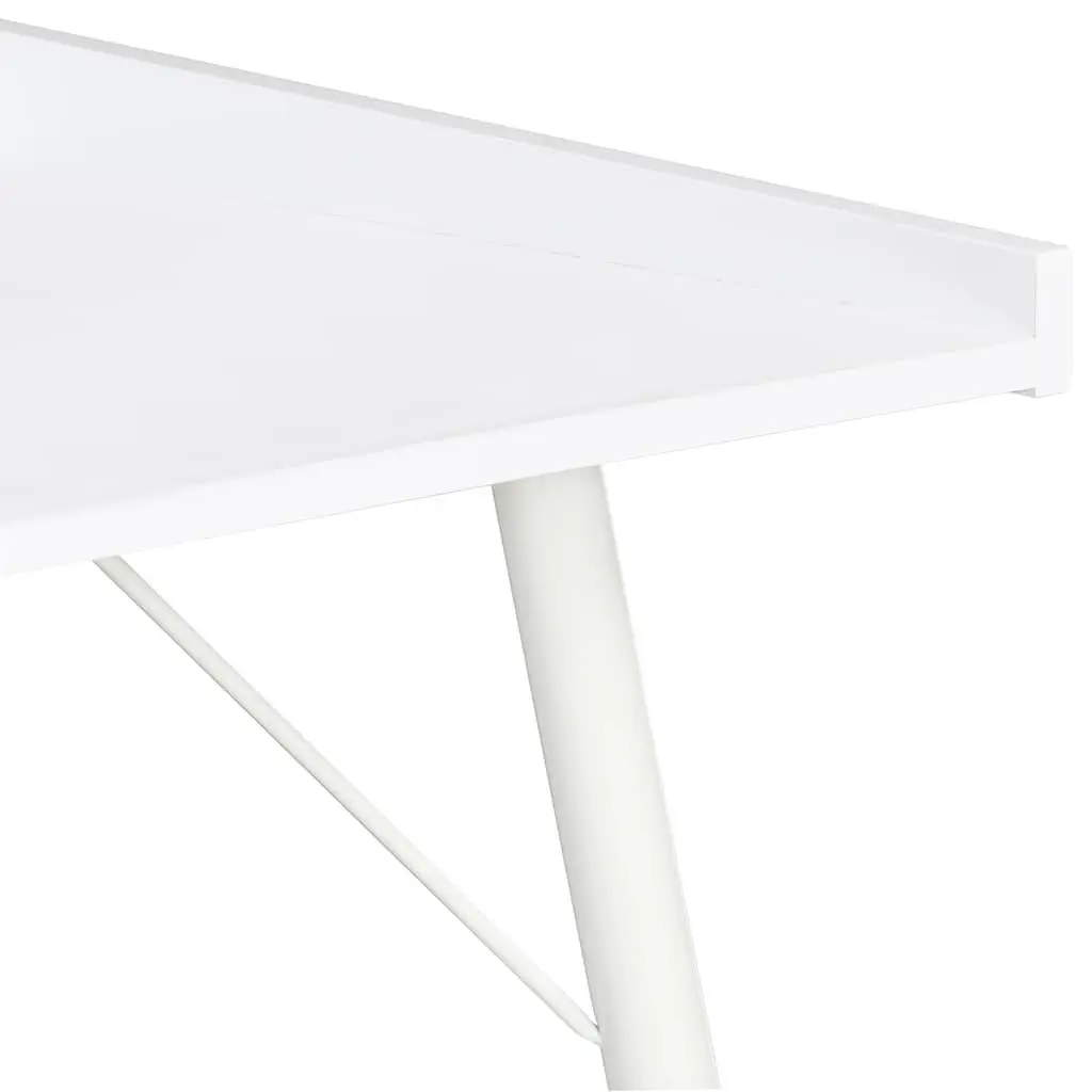 White Desk Compact Workstation 90x50x79 cm