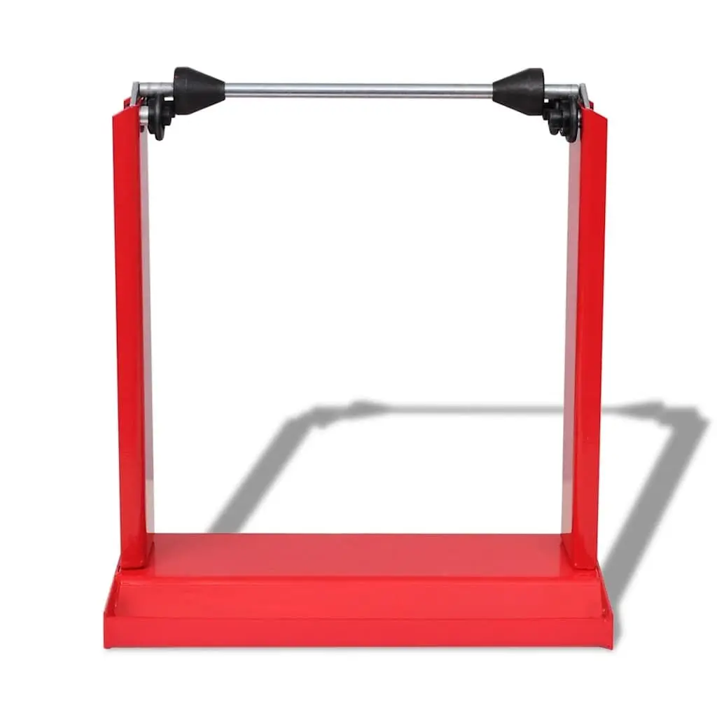 Motorcycle Wheel Balancer Stand Gravity Based Adjustable Cones Steel Red