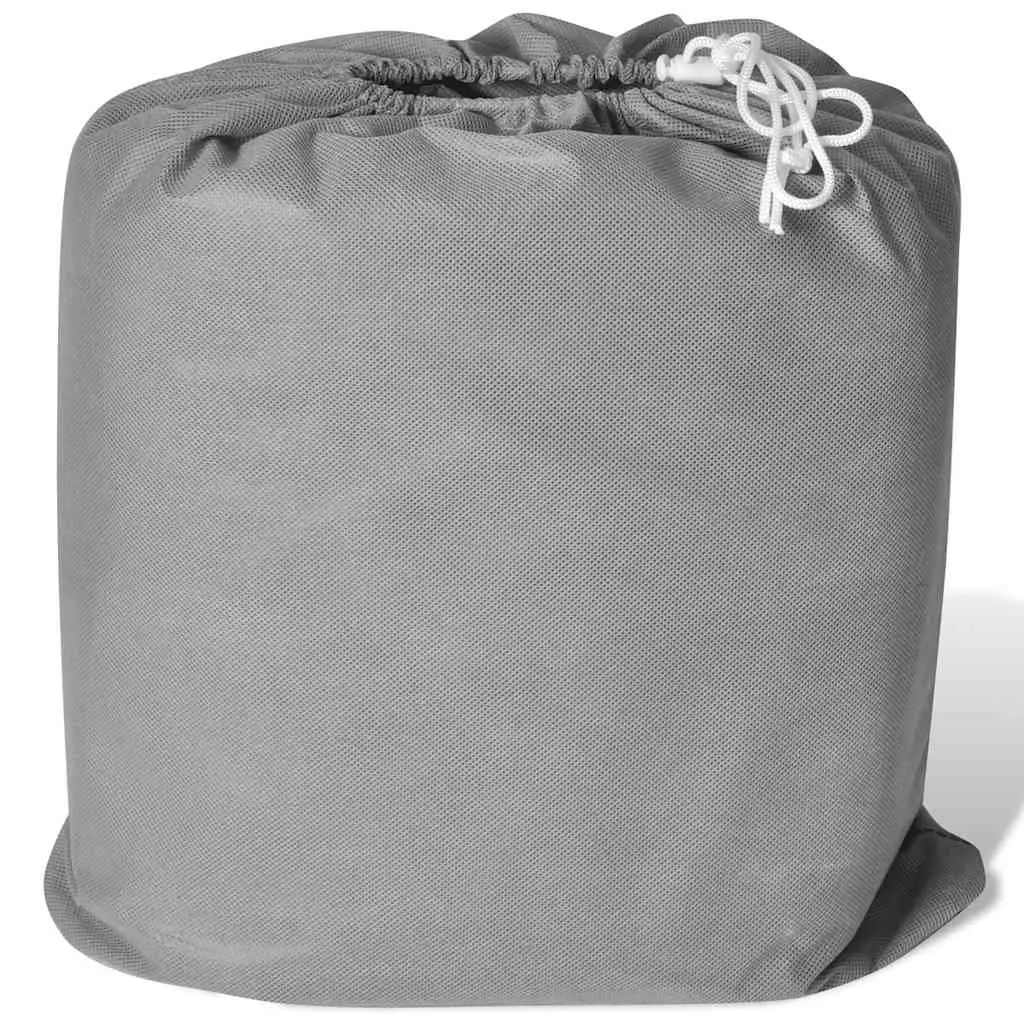 Sedan Cover M Size Grey Nonwoven Fabric Automotive Protection Storage