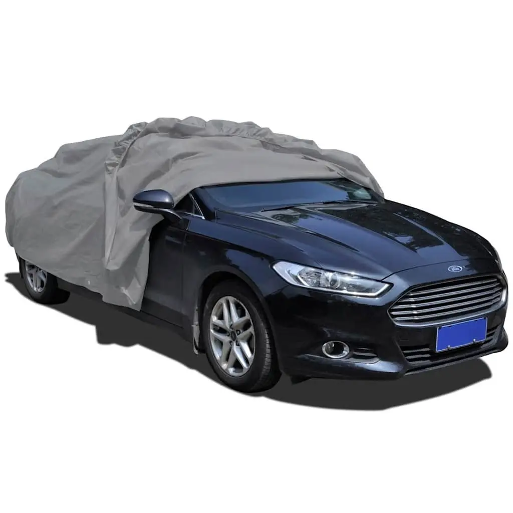 Sedan Cover M Size Grey Nonwoven Fabric Automotive Protection Storage