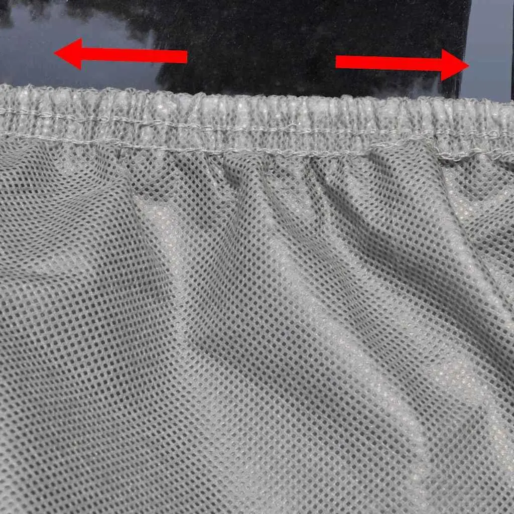 Car Cover Grey Nonwoven Fabric XXL Sedan Vehicle Storage Protection Dust Block