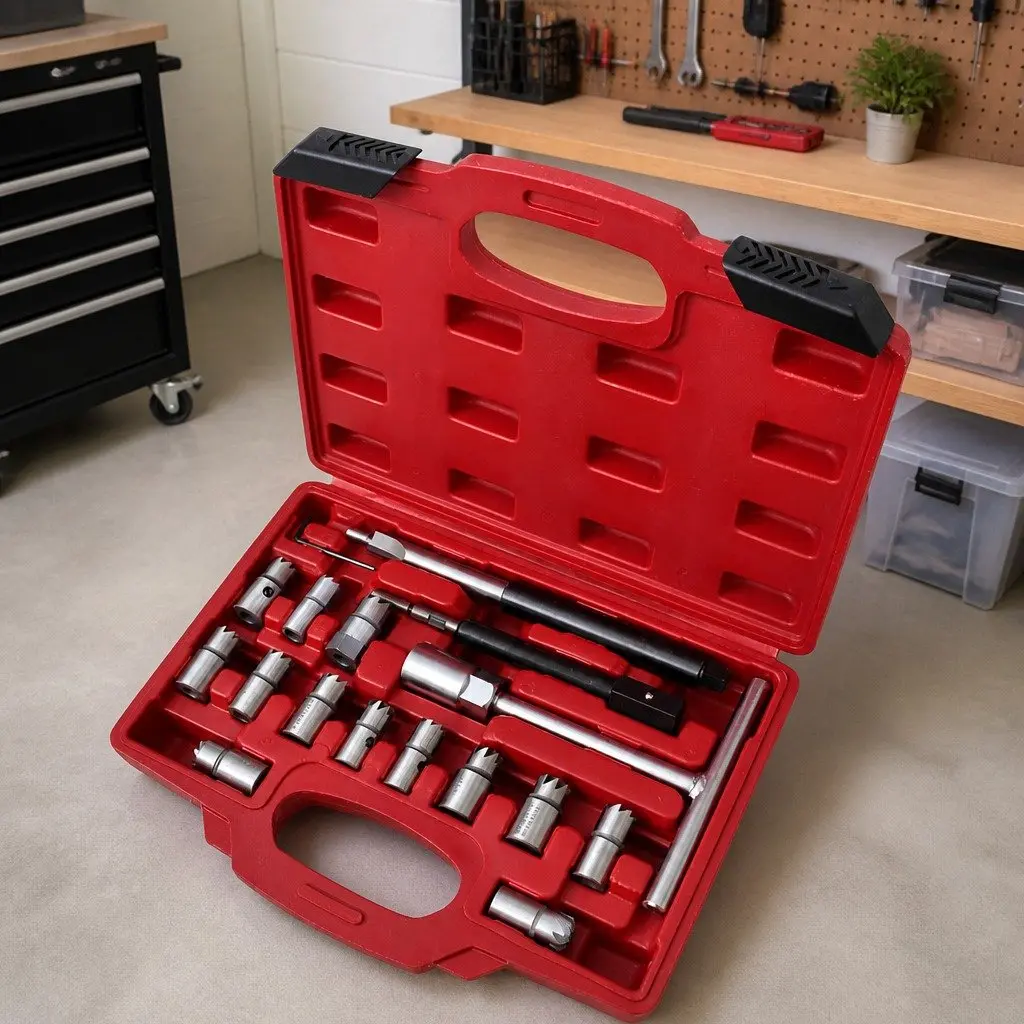 17 Piece Diesel Injector Cutter Set for Repairs