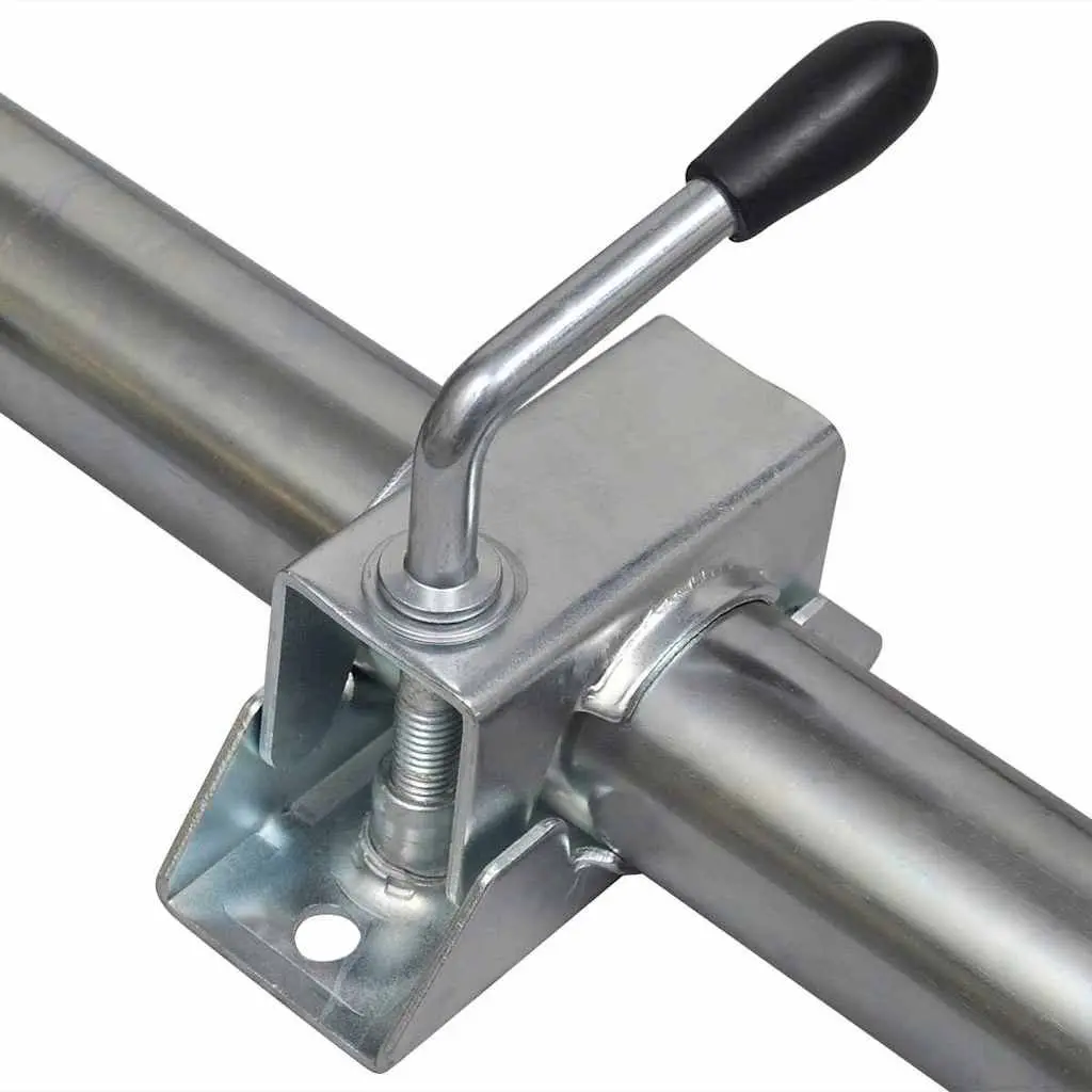 Support Tubes Split Clamps 48mm Jockey Wheel Trailer Stability
