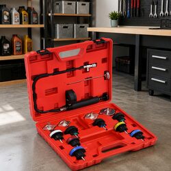 Radiator Pressure Tester Kit 14 Piece Cooling System Leak Detection Tool