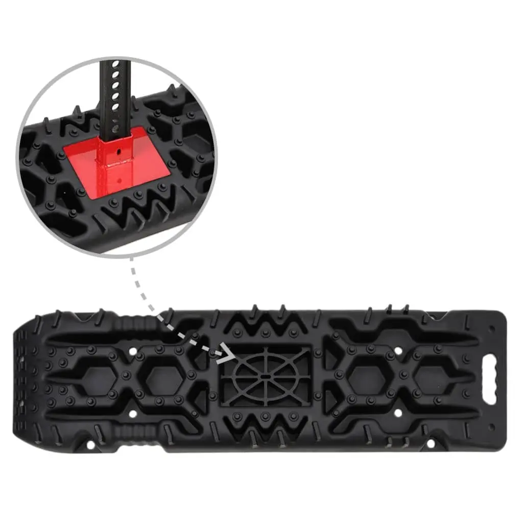 Traction Boards Black Recovery Tracks 107 x 31 x 7 cm