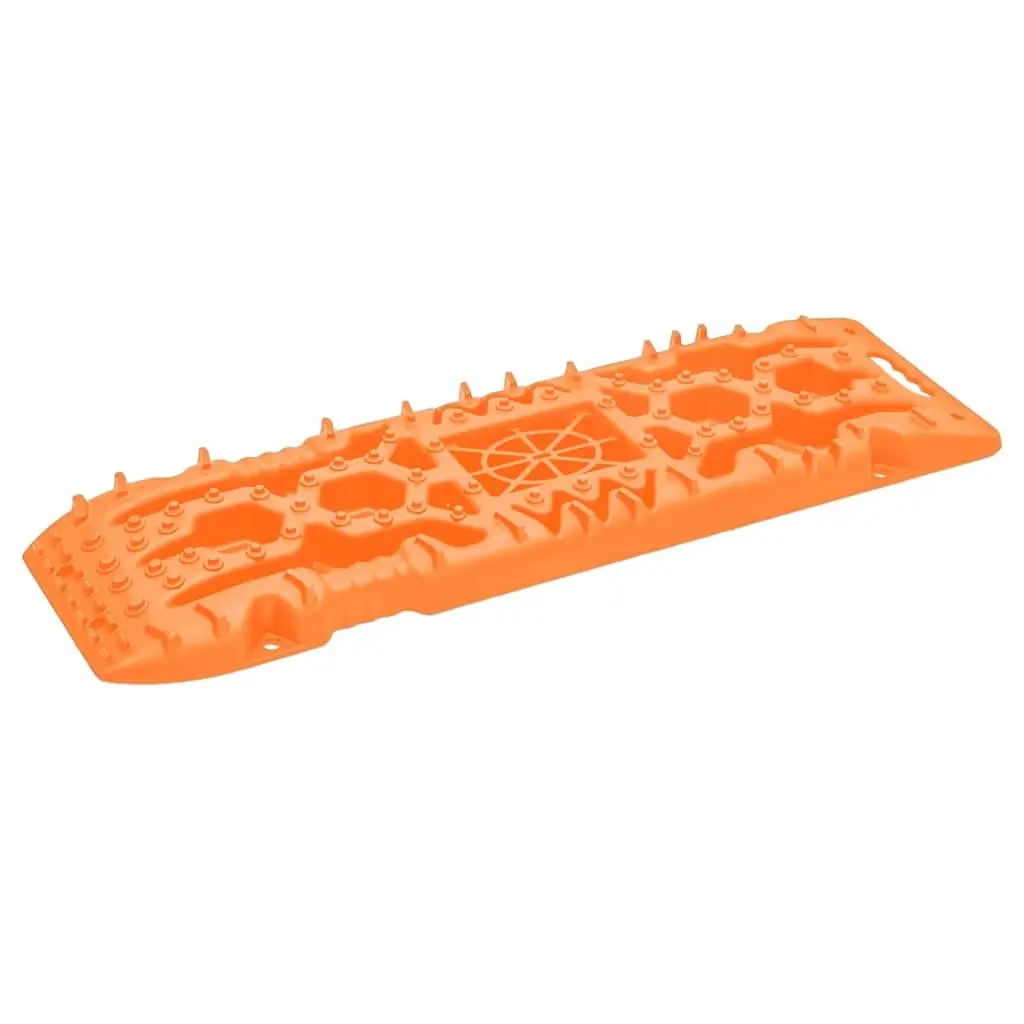 Traction Boards 2 pcs Orange Recovery Track Off-Road Traction Mats Vehicle