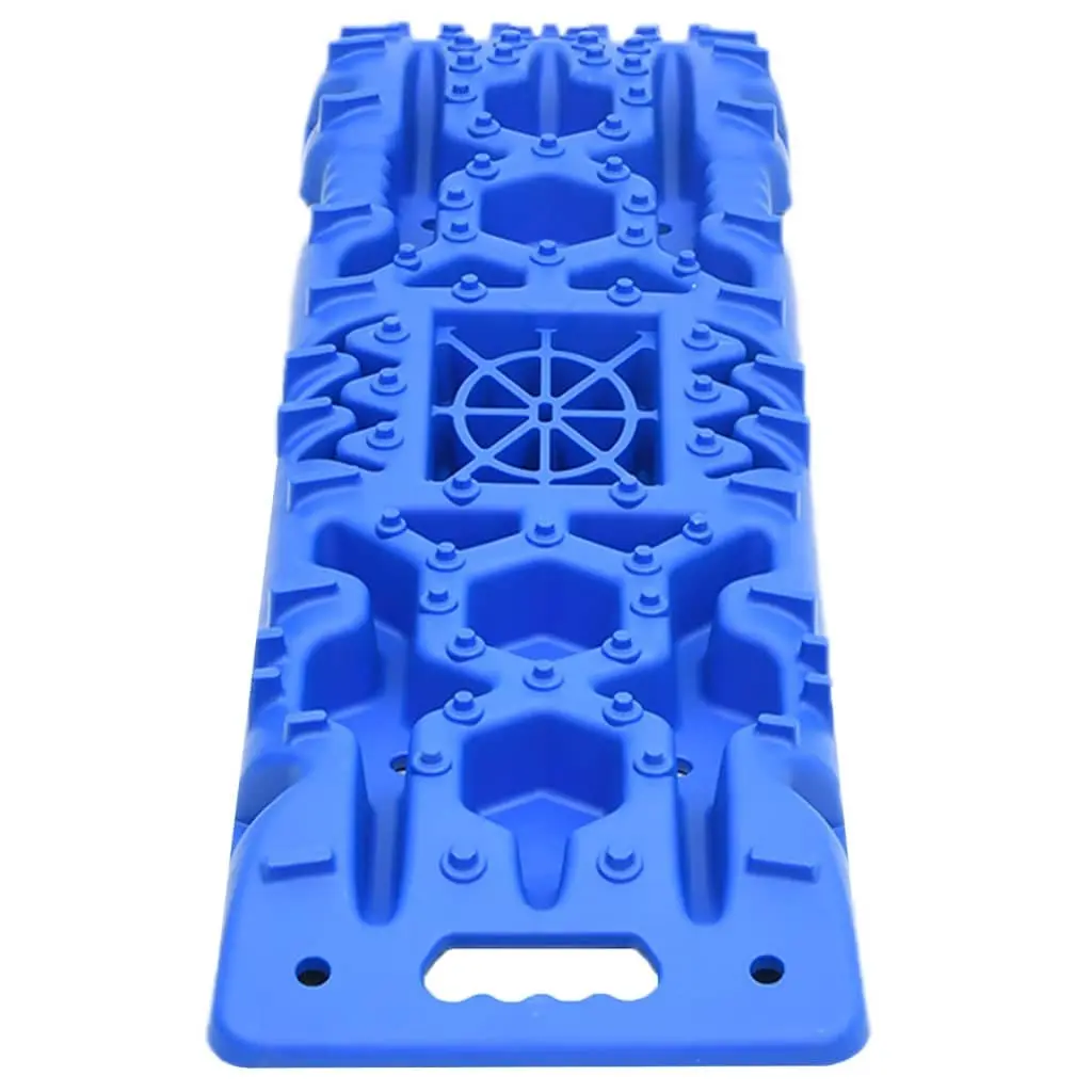 Traction Boards 2 pcs Blue Recovery Tracks Off-Road Emergency Vehicle Wheel Grip