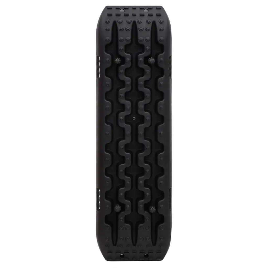 Traction Boards 2 pcs Black Nylon Off-Road Recovery Track Wheel Anti-Slip Teeth