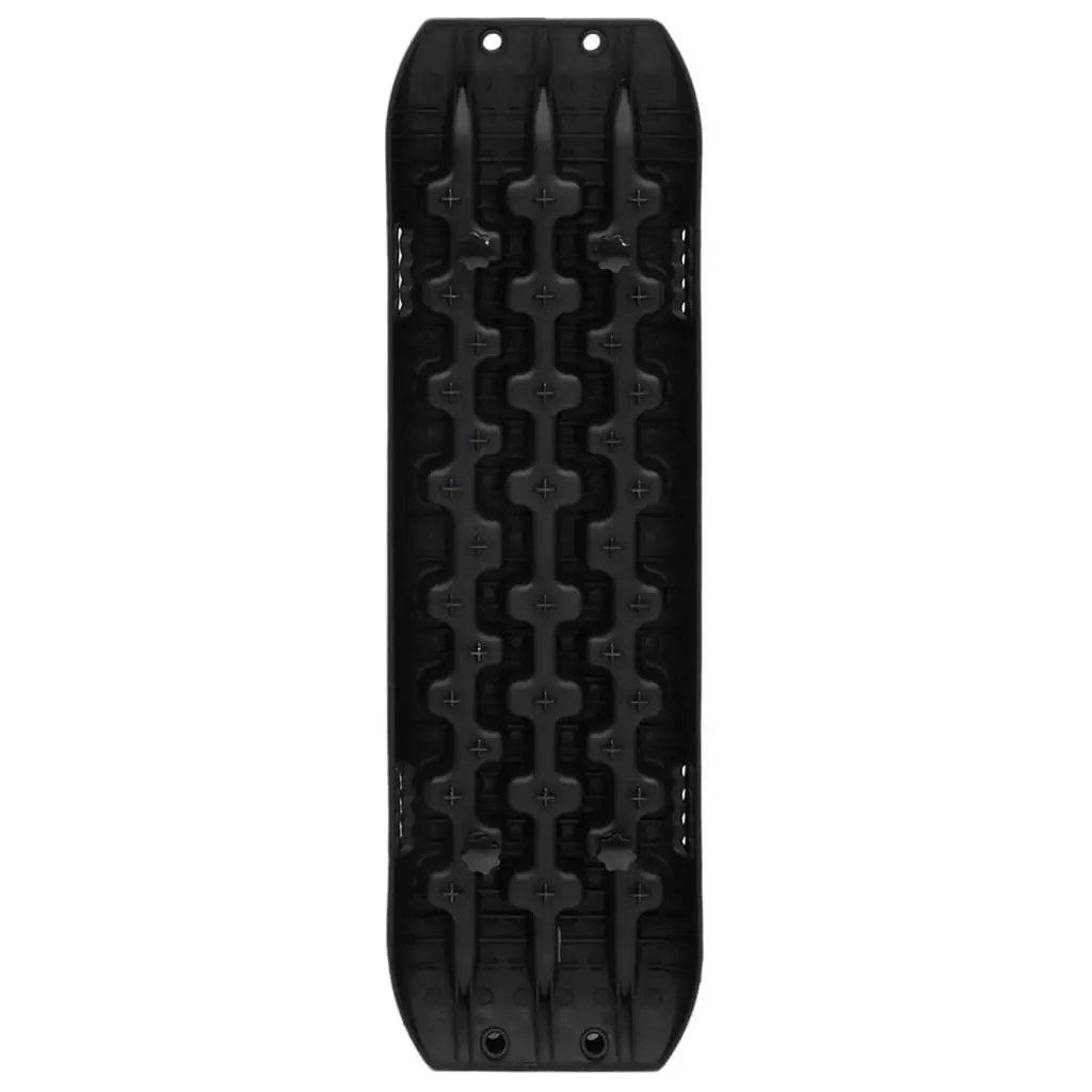 Traction Boards 2 pcs Black Nylon Off-Road Recovery Track Wheel Anti-Slip Teeth