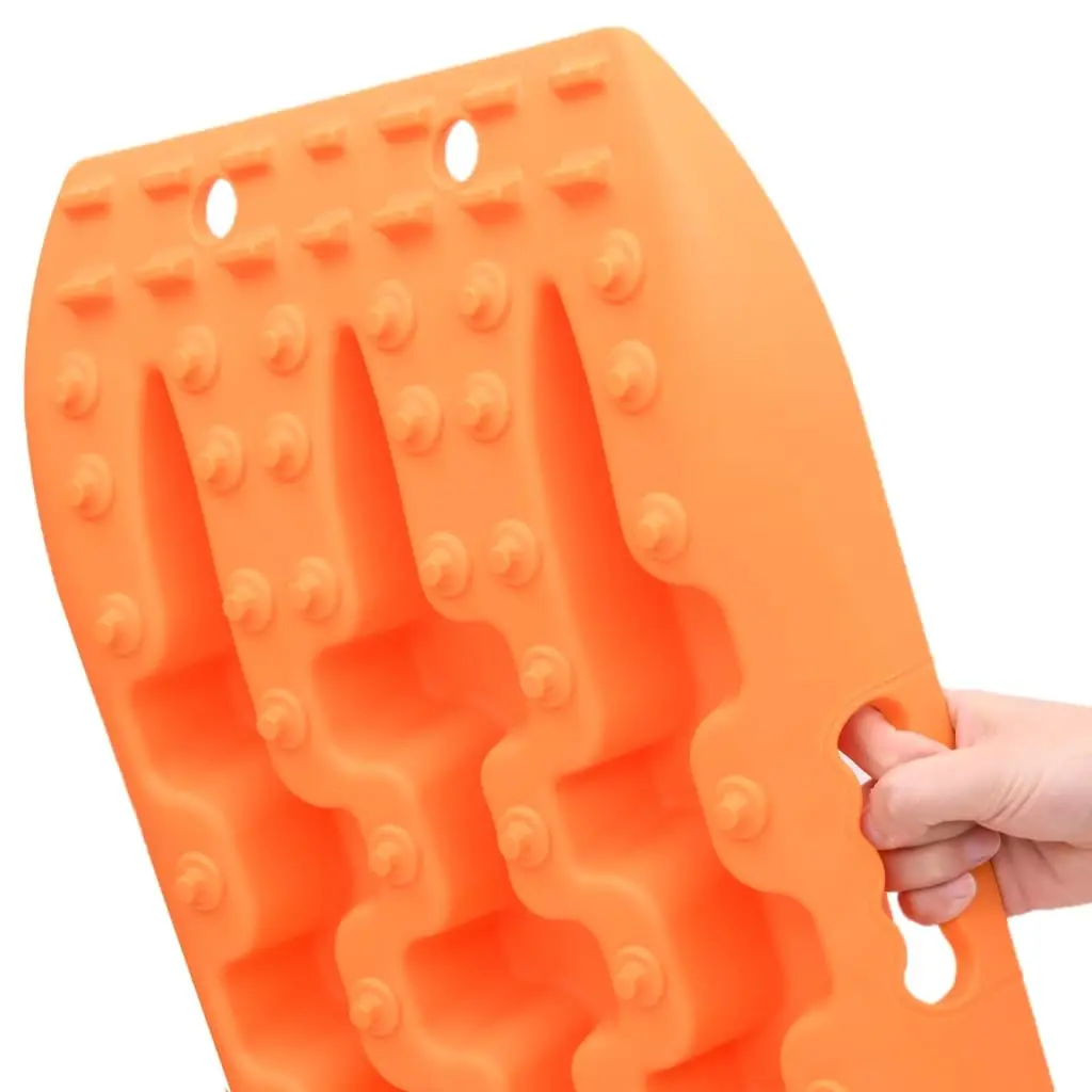 Traction Boards Reinforced Nylon 2 Pieces Orange Off-Road Emergency Vehicle Track
