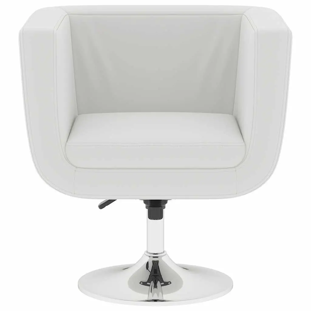 White Swivel Armchair