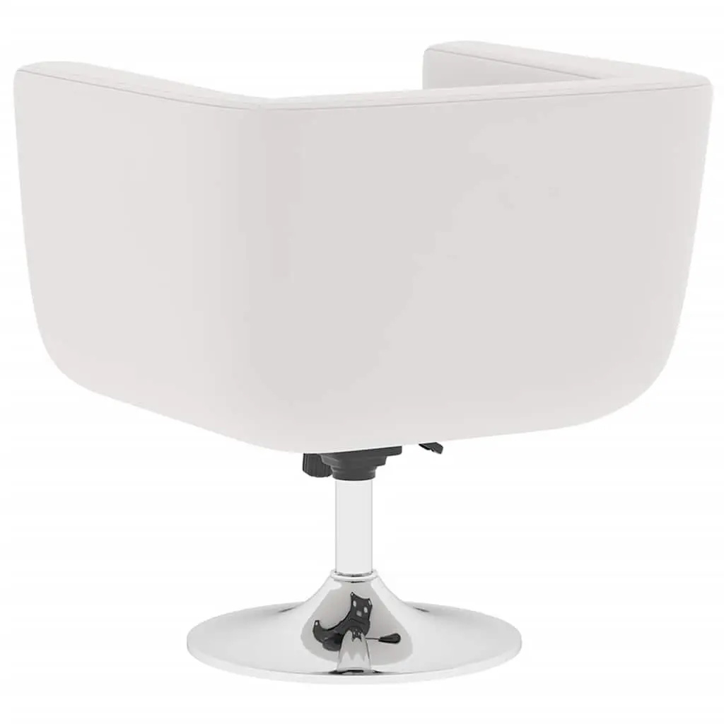 White Swivel Armchair