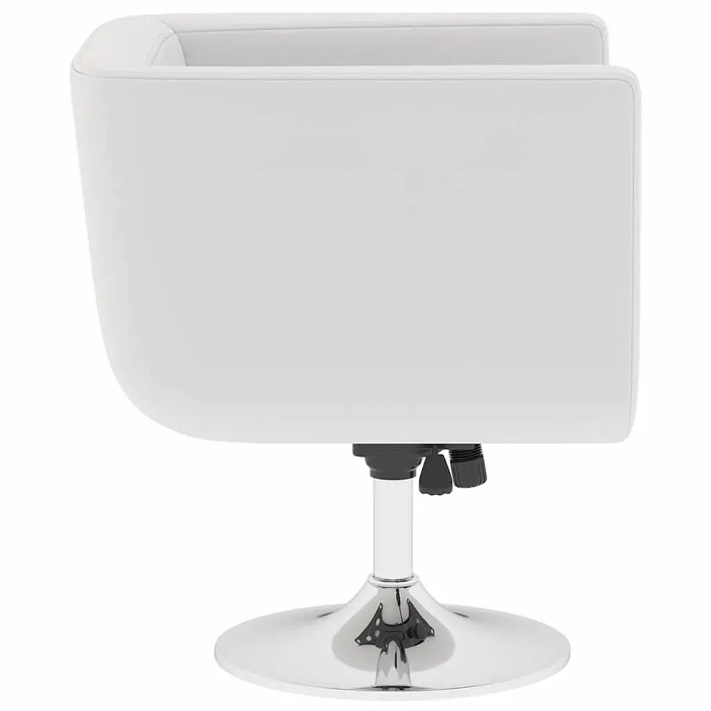 White Swivel Armchair