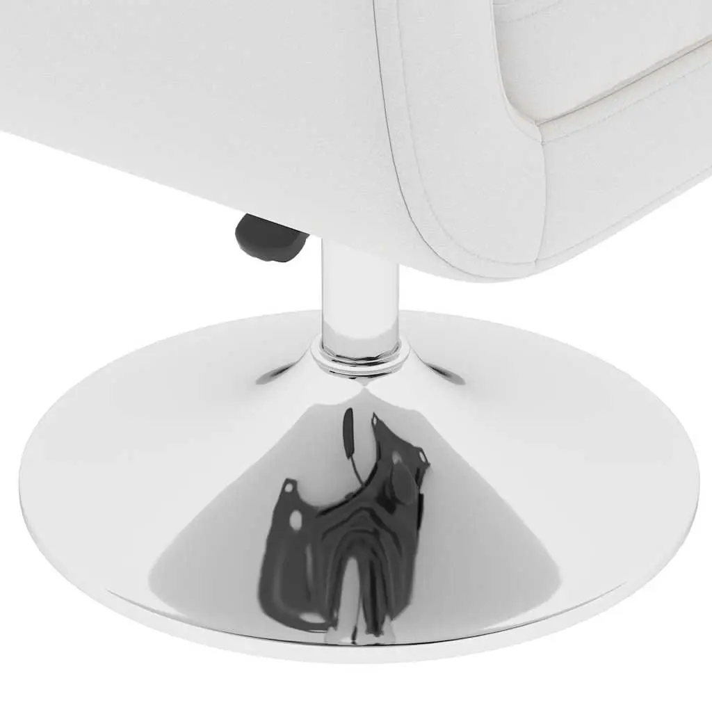 White Swivel Armchair