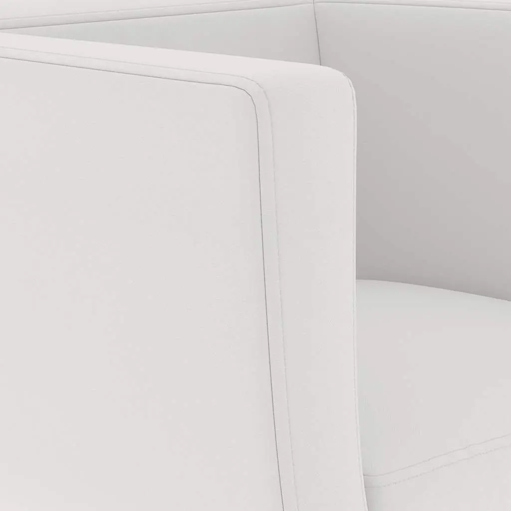 White Swivel Armchair