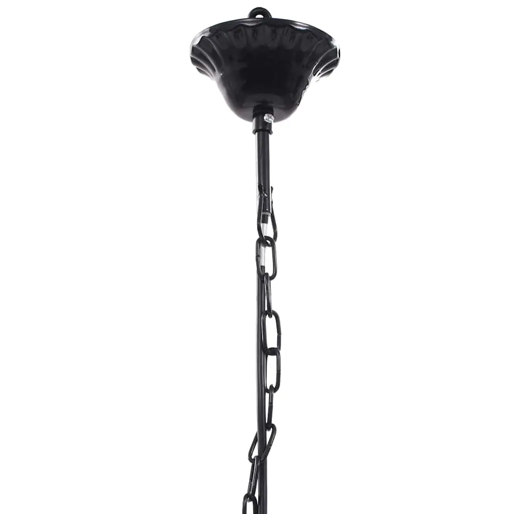 Black Crystal Chandelier 5 Bulb Ceiling Light Fixture Size for Living Room Bedroom Dining