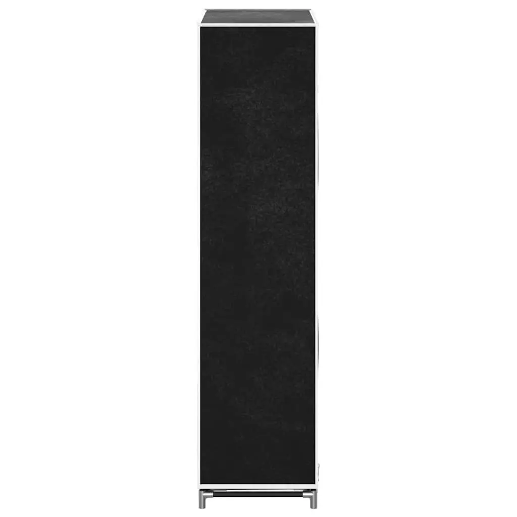 Shoe Cabinet Fabric Organiser 5-Tier with Removable Cover for Neat Storage Black