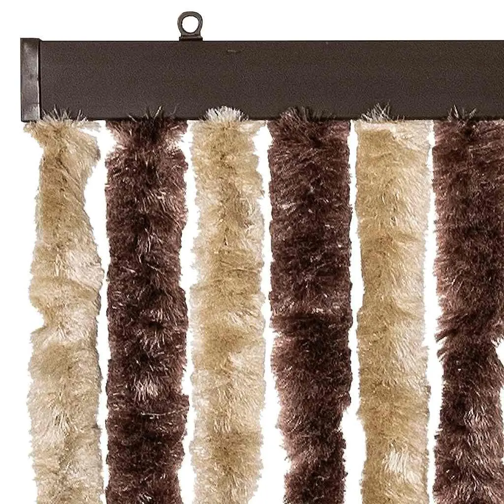 Insect Curtain Chenille Beige Light Brown 100x220 cm