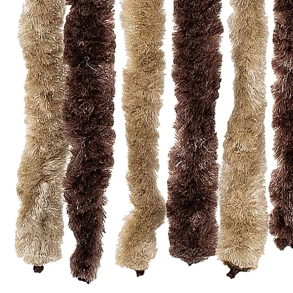 Insect Curtain Chenille Beige Light Brown 100x220 cm