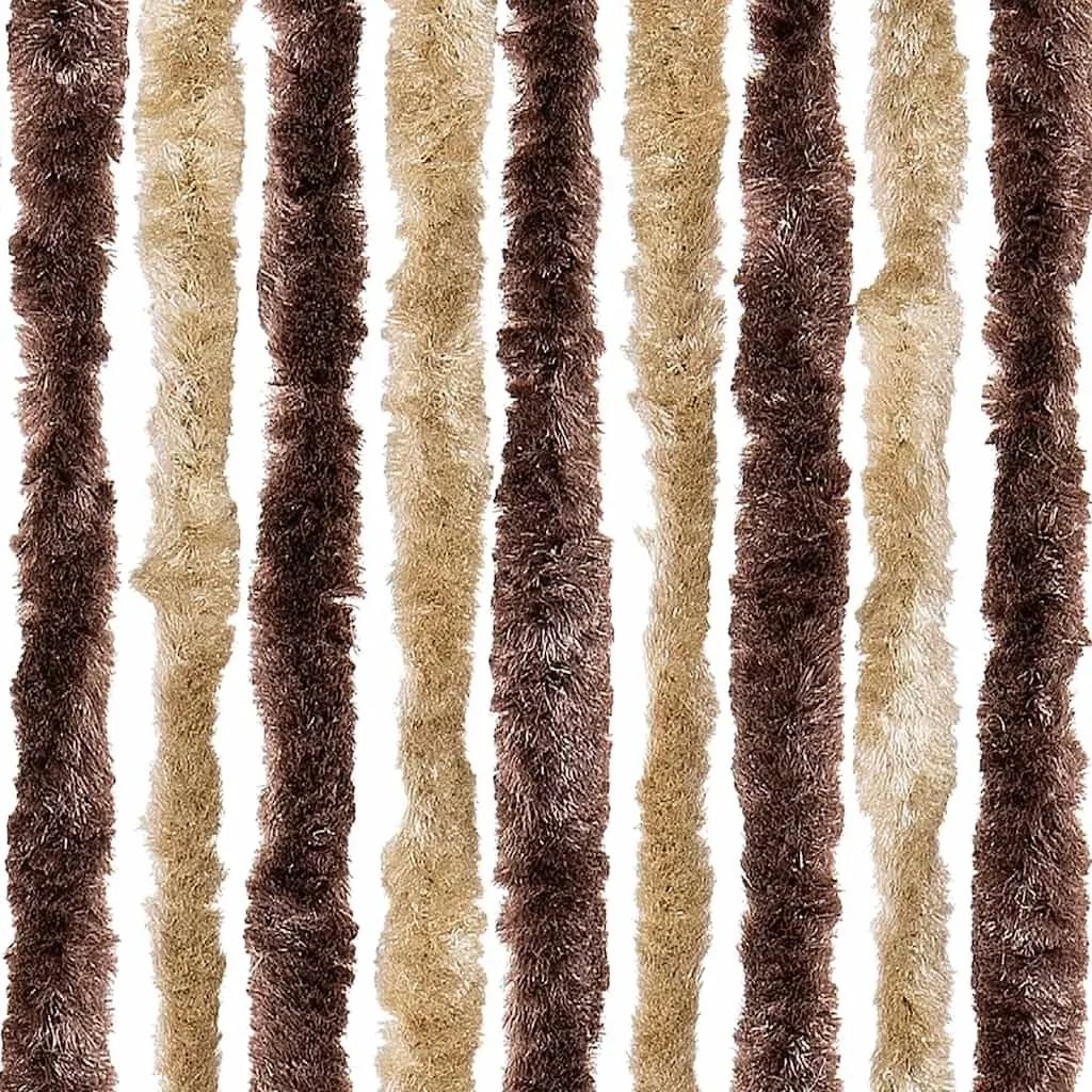 Insect Curtain Chenille Beige Light Brown 100x220 cm