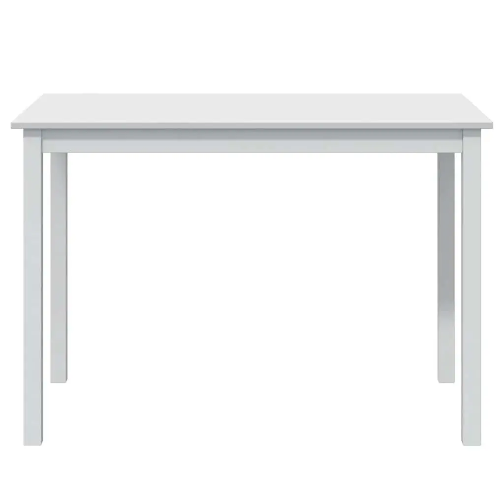 5 Piece Dining Set White Dining Table and 4 Chairs Kitchen Dining Room Furniture