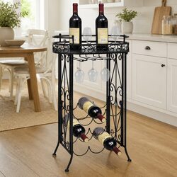 Your New Favorite Wine Rack - Holds 9 Bottles