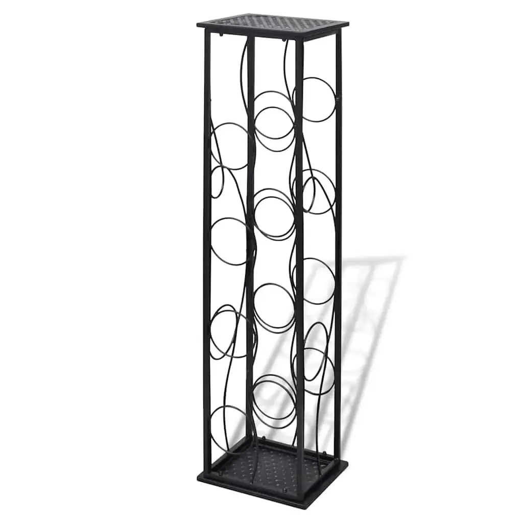 8-Bottle Wine Rack for Style and Function