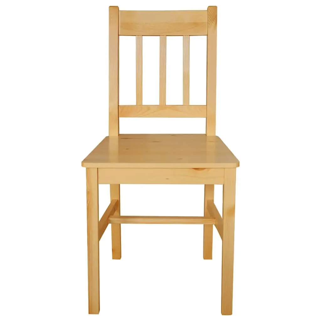 Dining Chairs 2 Pieces Beige Kitchen Solid Wood Elegant Design Ergonomic Seating