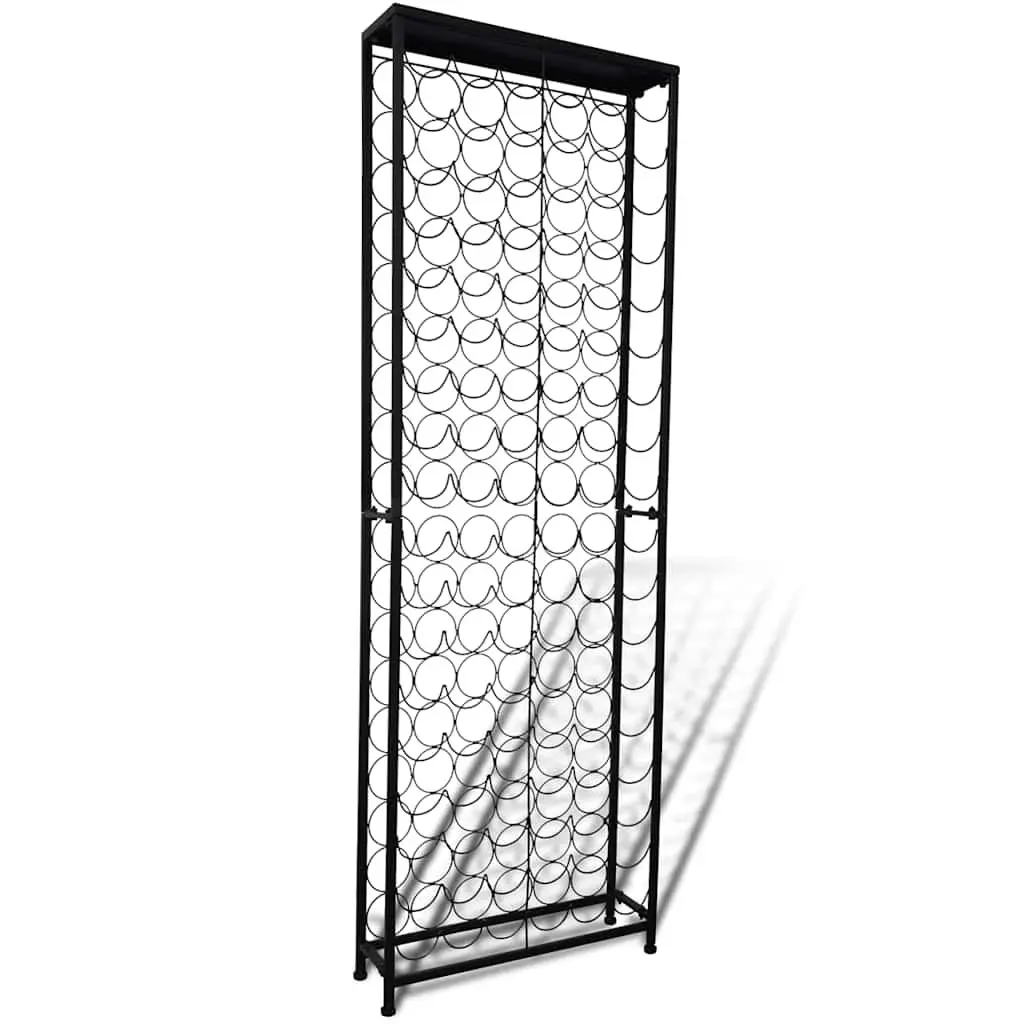 Wine Rack Standing Metal Storage 108 Bottle Holder Wall Mount Display Cabinet