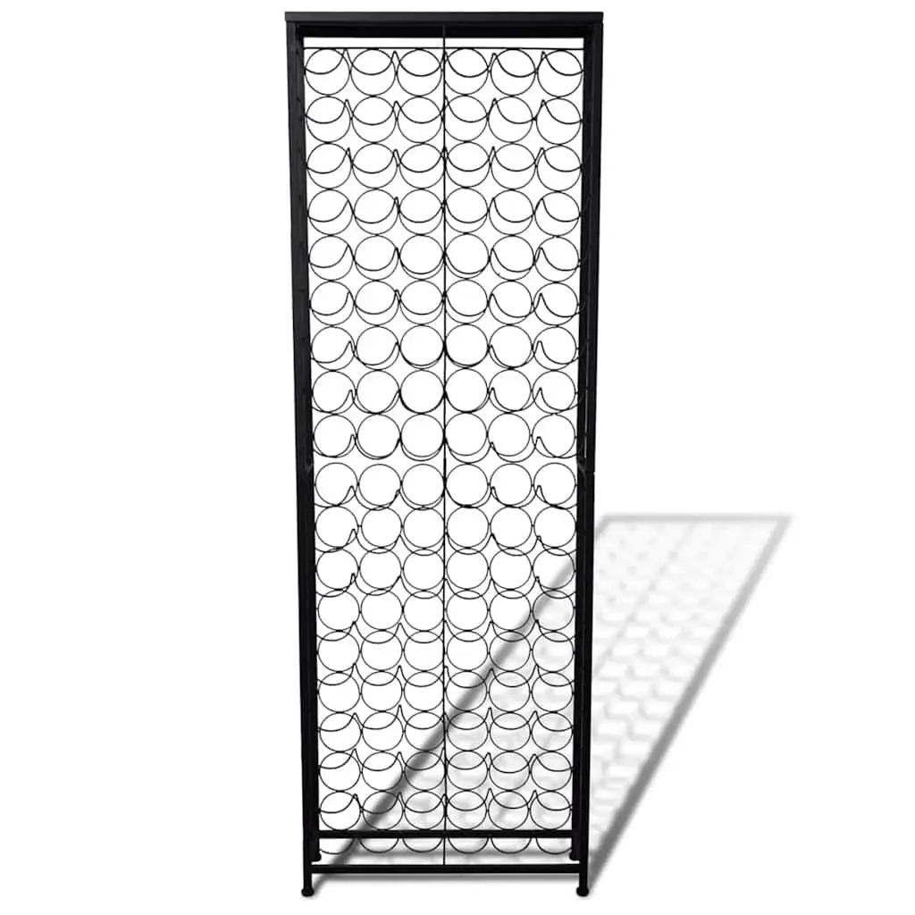 Wine Rack Standing Metal Storage 108 Bottle Holder Wall Mount Display Cabinet