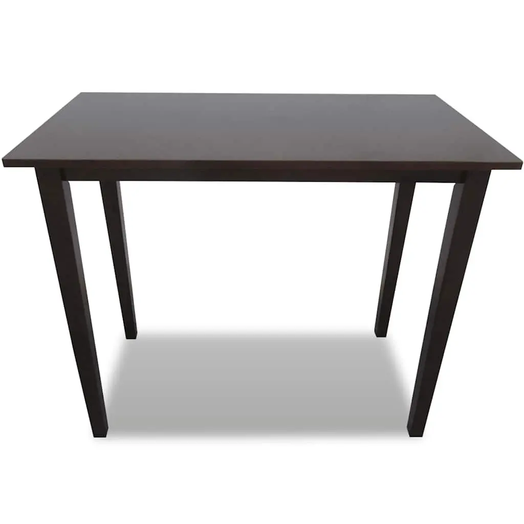 Wooden Bar Table Brown Kitchen Dining Room Console High Top Furniture