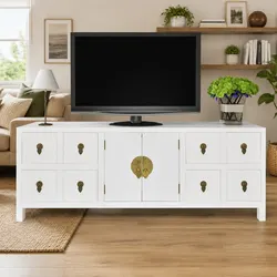 Friendly White Sideboard: Your Storage Solution