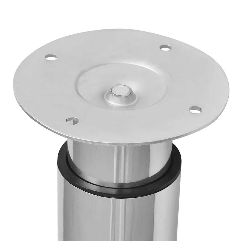 Adjustable Telescopic Table Legs Chrome 710mm to 1100mm Set of 2