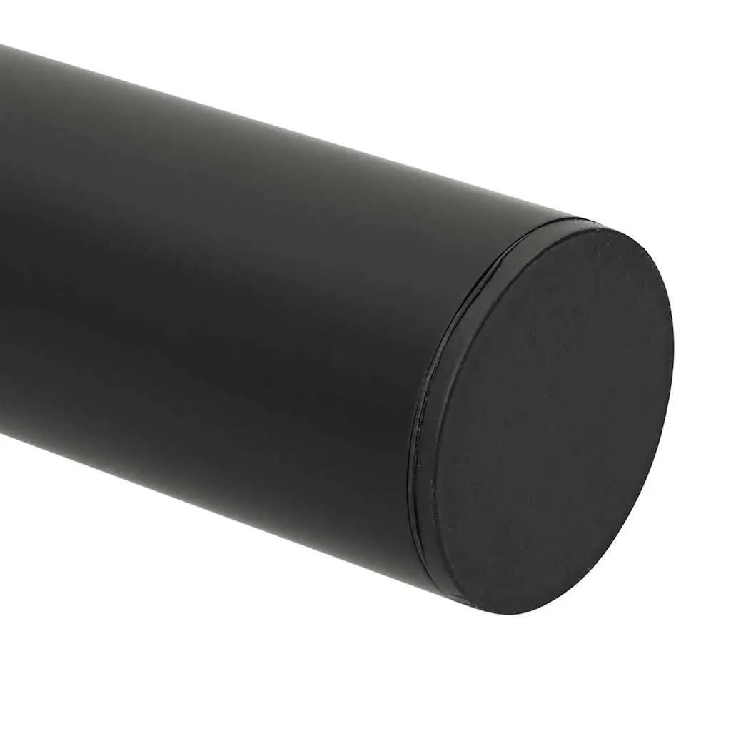 Adjustable Black Telescopic Table Legs Replacement Pair Height Range 710 to 1100 mm