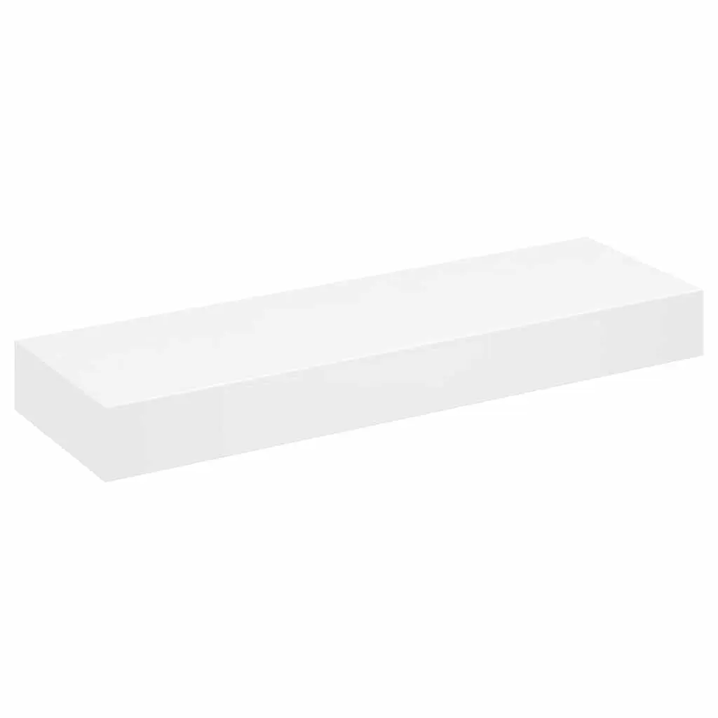 White Wall Shelf for Display and Storage