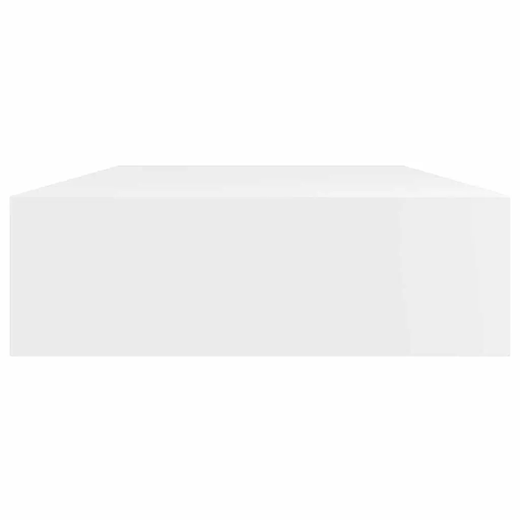 White Wall Shelf for Display and Storage