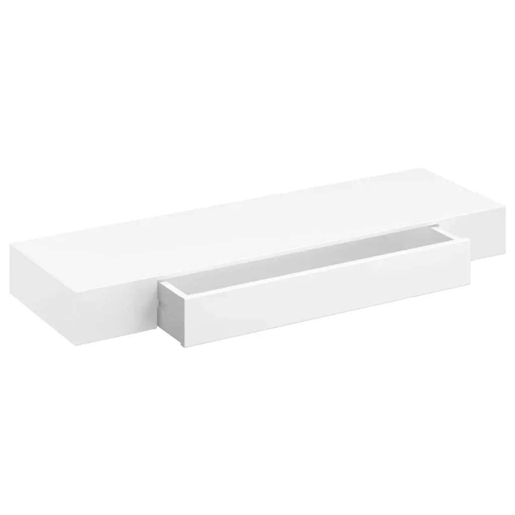 White Wall Shelf for Display and Storage
