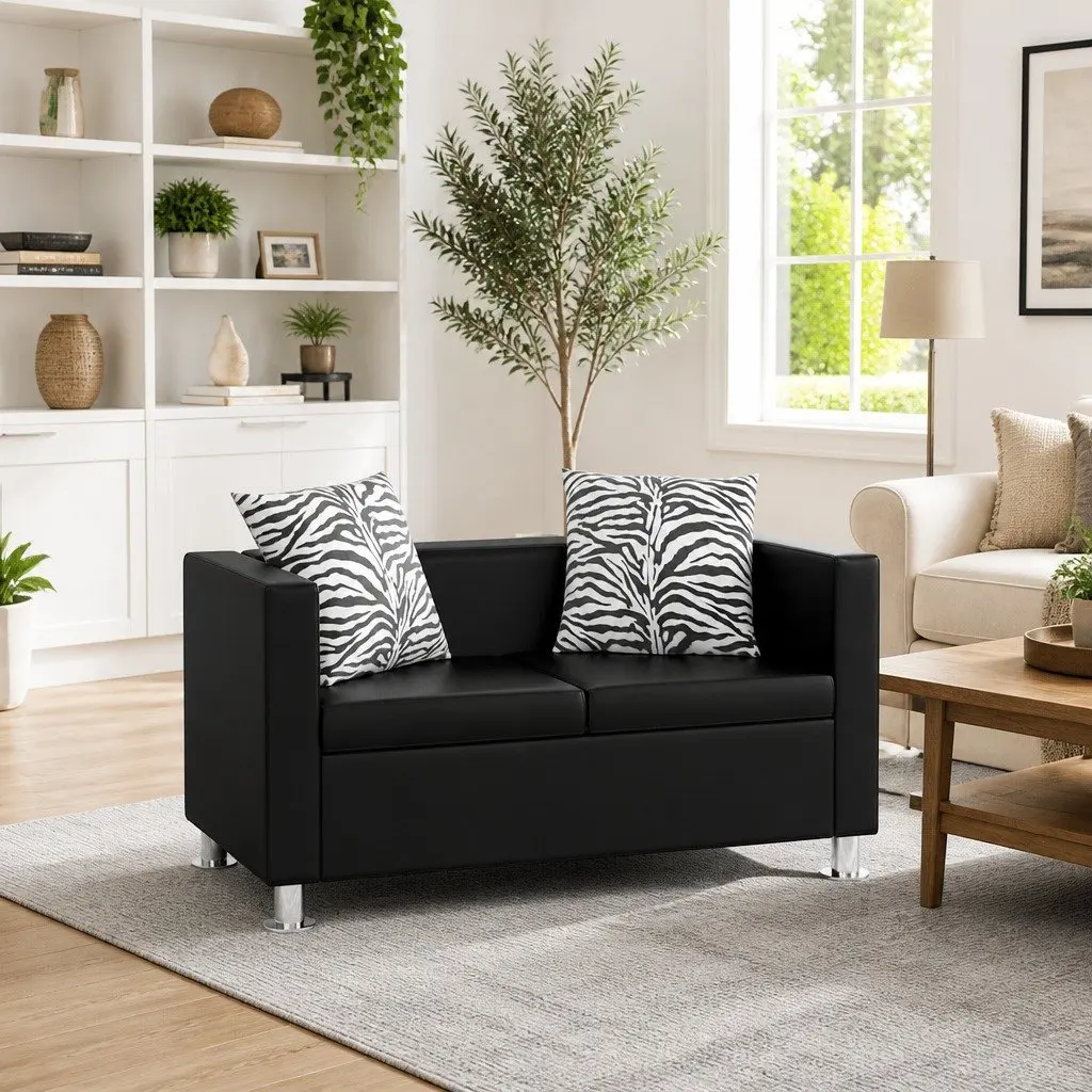 2-Seater Sofa in Black