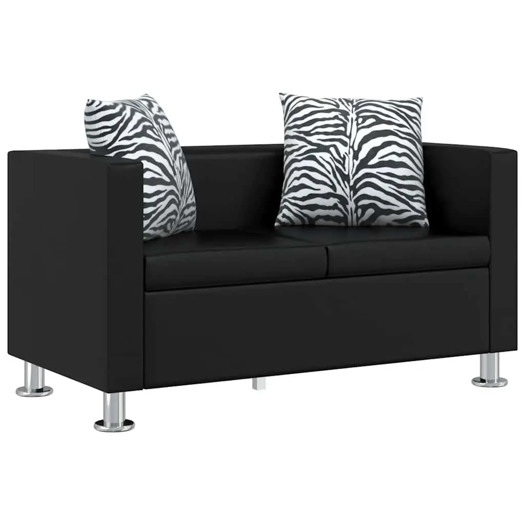 2-Seater Sofa in Black