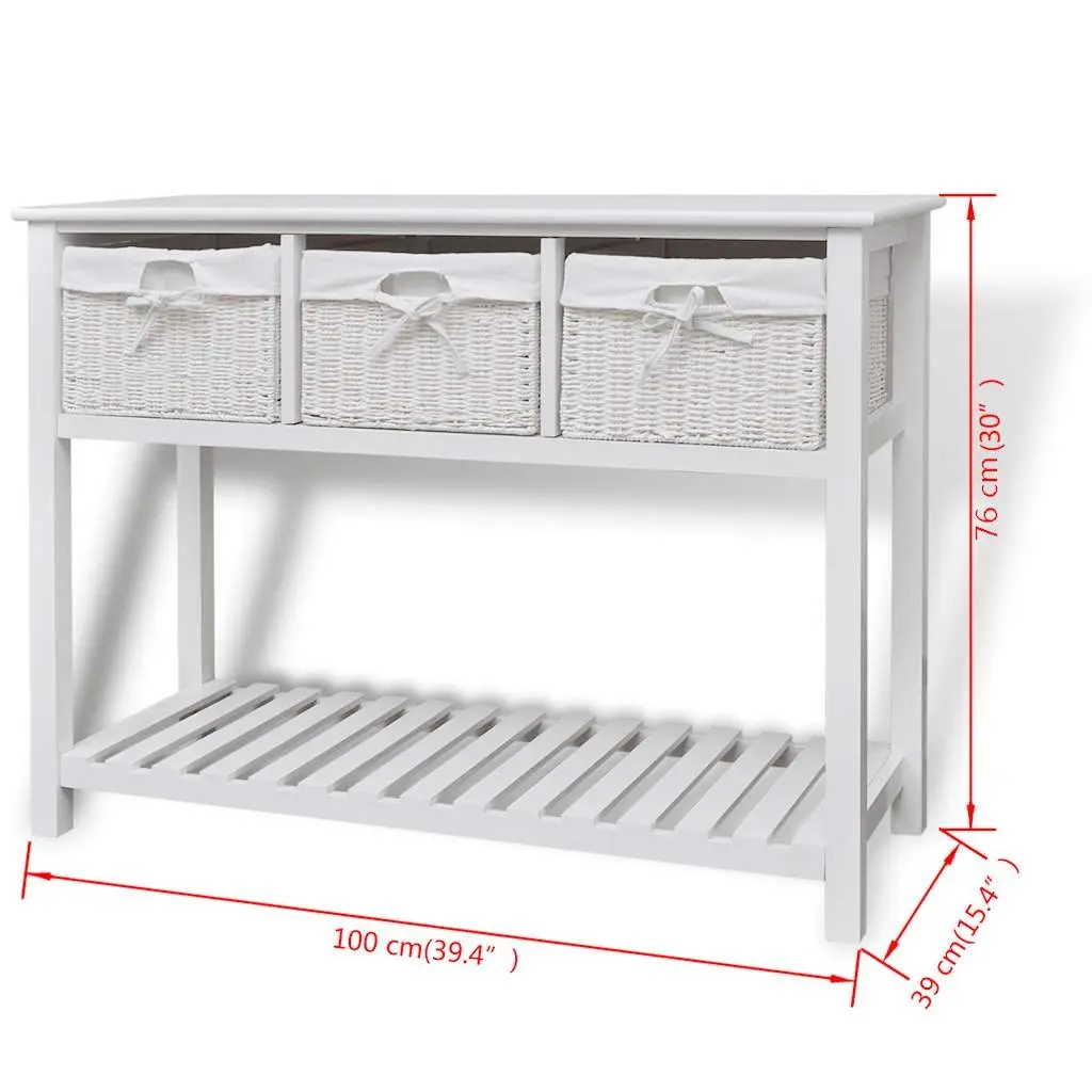 White Storage Sideboard