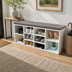 Your Ideal Shoe Storage Bench with Seating and Storage