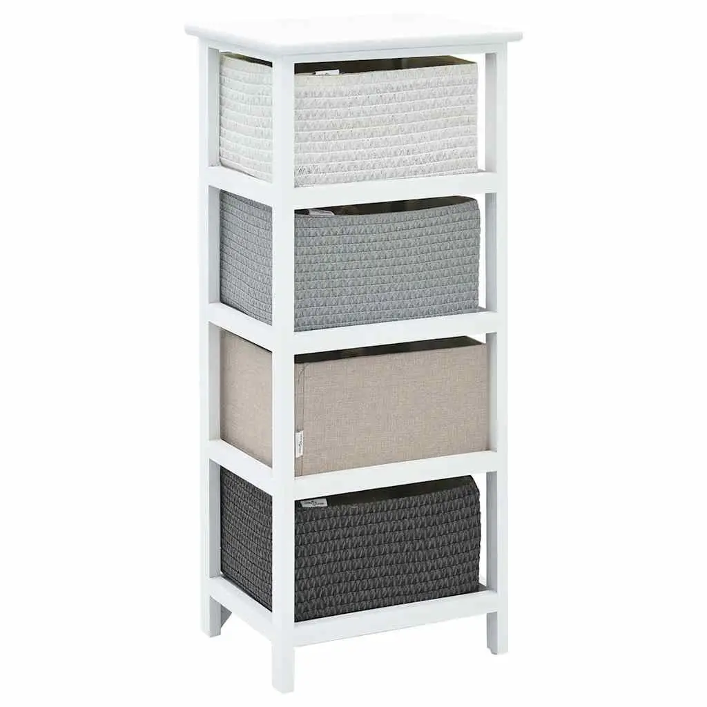4-Drawer Wooden Storage Cabinet