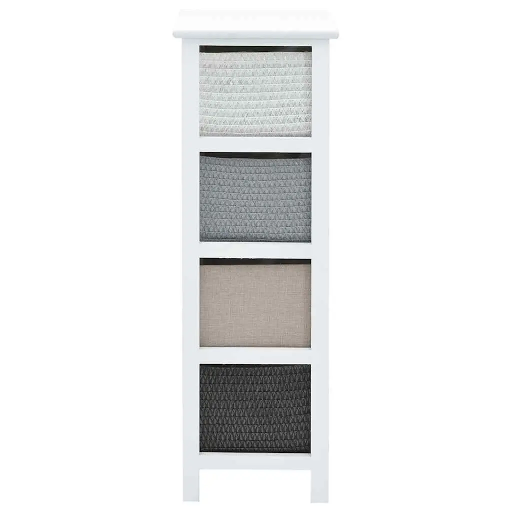 4-Drawer Wooden Storage Cabinet